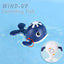 Magnet Baby Bath Fishing Toys - Wind-up Swimming Whales Bathtub Toy Fishing Game, Water Tub Toys Set with Fishing Pole & Net for Toddler Kids 3 4 5 6 Years Old | Shinymarch®