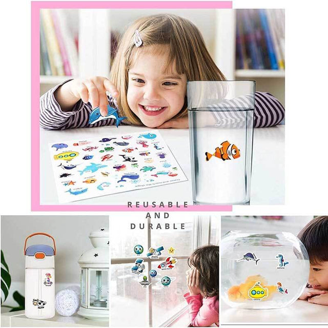 Reusable Sticker Book for Kids 1-4, Preschool Education Learning Toys | Shinymarch