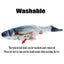 Electric Moving Fish Interactive Plush Toys, Also Suitable for Cats | Shinymarch