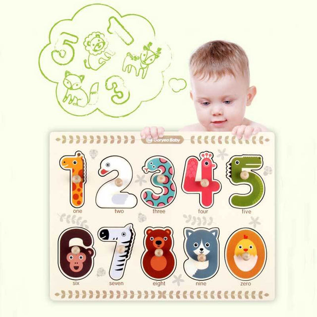 Wooden Number Puzzle