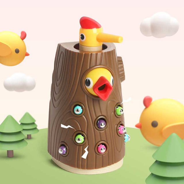 Montessori Hungry Woodpecker Toy | Shinymarch