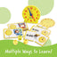Time Activity Set - 41 Pieces, Ages 5+ Teaching Clocks for Kids, Telling Time, Homeschool Supplies, Kindergartner Learning Activities | Shinymarch
