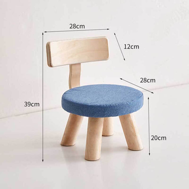 Kids Solid Hard Wood Animal Chair, Stackable Wooden Finished, Preschool, Daycare, Bedroom, Playroom, Nursery Seat, Puppy Furniture Stool for Toddlers, Children, Boys, Girls | Shinymarch