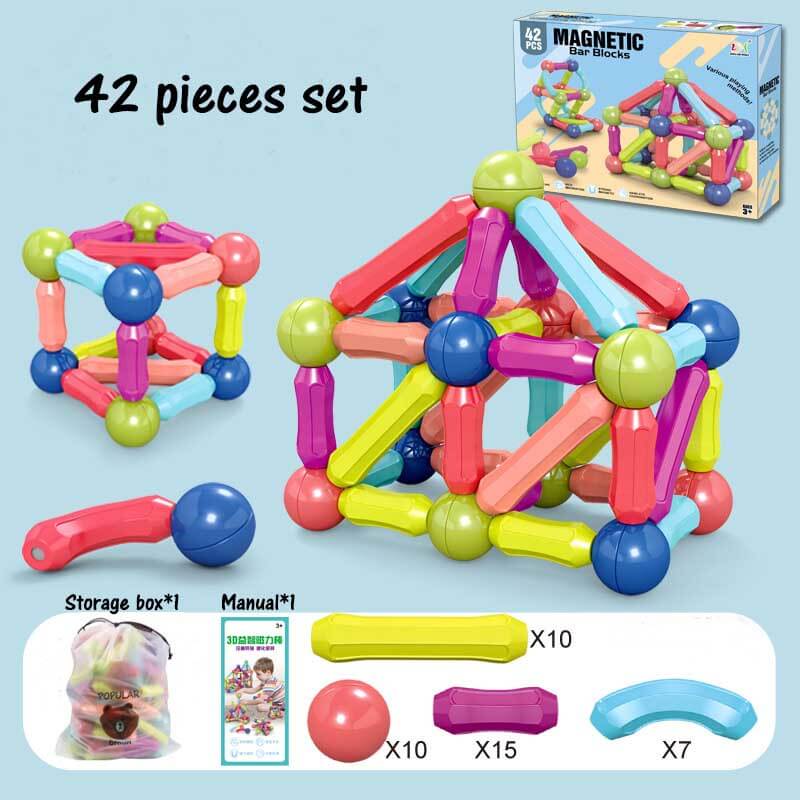 Magnetic sales plastic blocks