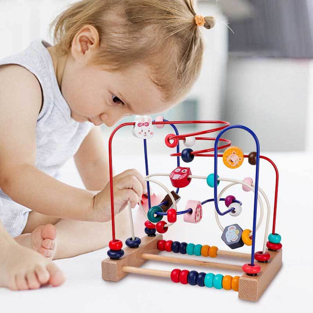 Early Learning String Beads Game