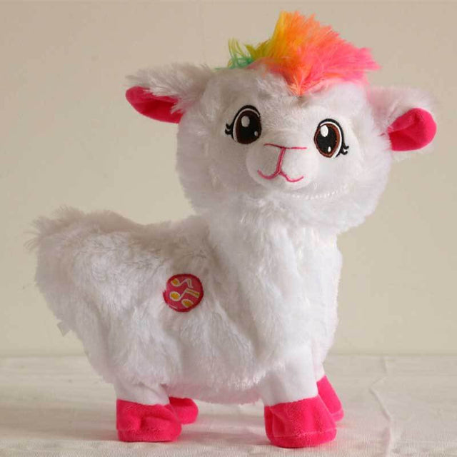 Rainbow Interactive Singing & Dancing Electric Alpaca Birthday Gifts for Kids Girls | Shinymarch