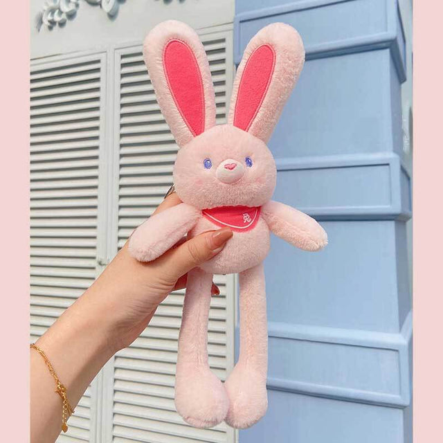 Pulling and Drawing Long-eared Bunny, Rabbit Stuffed Animal | Shinymarch