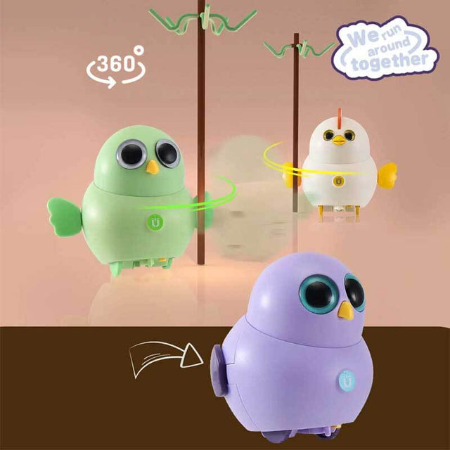 Electric Walking Chick, Funny Magnetic Swinging Squad Toddler Toys Age 1~3 Best Gift for Kids Children(6 PCS Gift Set) | Shinymarch