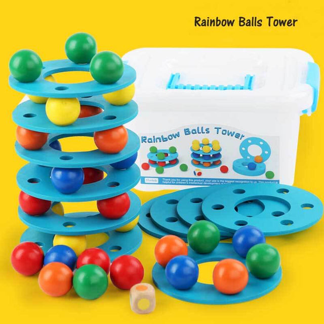 Rainbow Balls Tower