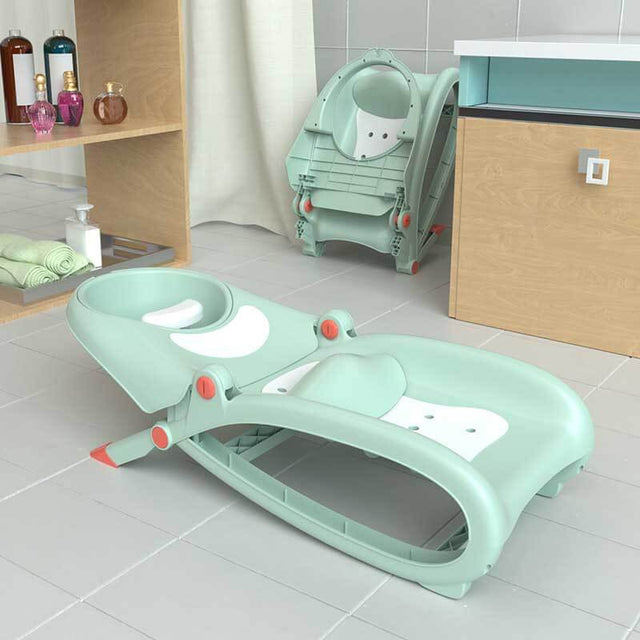 Baby Folding Hair Washing Bath Seat | Shinymarch®