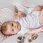 Wooden Colorful Hand Rattles Set for Newborns, Crawling Babies and Walking Toddlers | Shinymarch