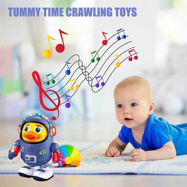 Interactive Dancing Space Duck Toys with Lights and Sounds for Infants,Babies,Kids | Shinymarch