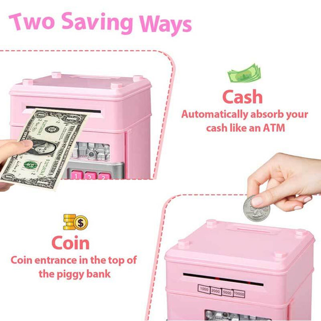 ATM Piggy Bank, Birthday Idea for Kids | Shinymarch