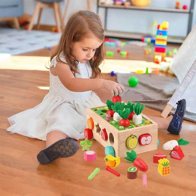 Montessori Wooden Farm Toys for Toddlers | Shinymarch