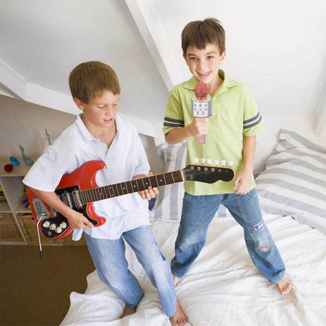 Bluetooth Karaoke Wireless Microphone for Kids Singing | Shinymarch