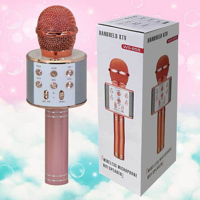 Bluetooth Karaoke Wireless Microphone for Kids Singing | Shinymarch