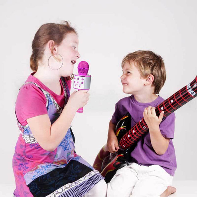 Bluetooth Karaoke Wireless Microphone for Kids Singing | Shinymarch