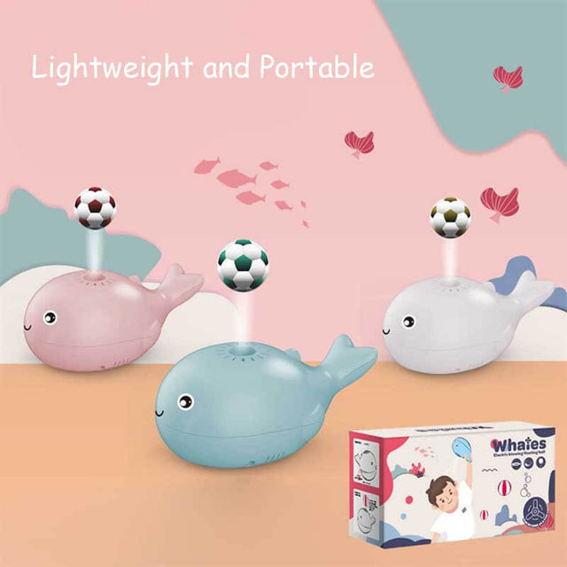 Electric Blowing Floating Ball Toy,Floating Ball Little Whale Toy,Balancing Blowing Games Fun Toys for Boys and Girls,Unique Birthday Party Gifts for Children | Shinymarch