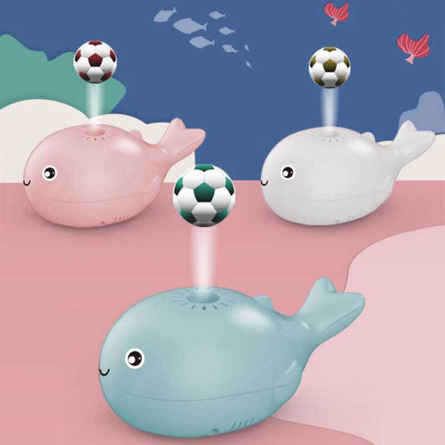 Electric Blowing Floating Ball Toy,Floating Ball Little Whale Toy,Balancing Blowing Games Fun Toys for Boys and Girls,Unique Birthday Party Gifts for Children | Shinymarch