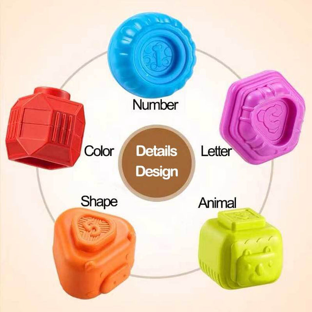 Early Education Color Cognitive Hand Sensory Training Toy | Shinymarch
