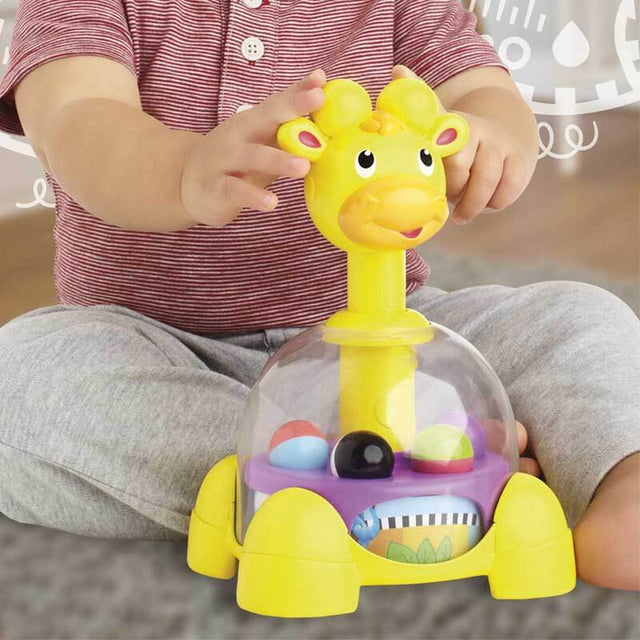 Giraffe Spinning and Popping Cause and Effect Toy for Babies | Shinymarch