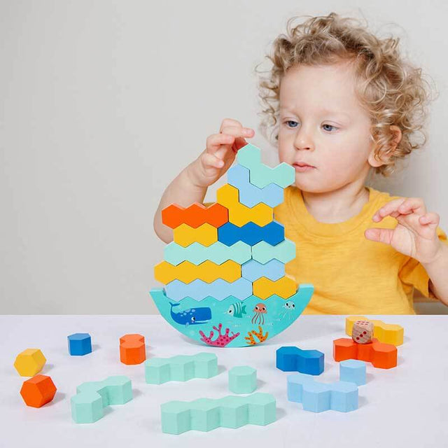 Wooden Balance Stacking High