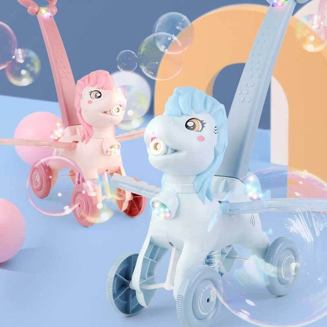 Hand Push Pony Bubble Machine | Shinymarch