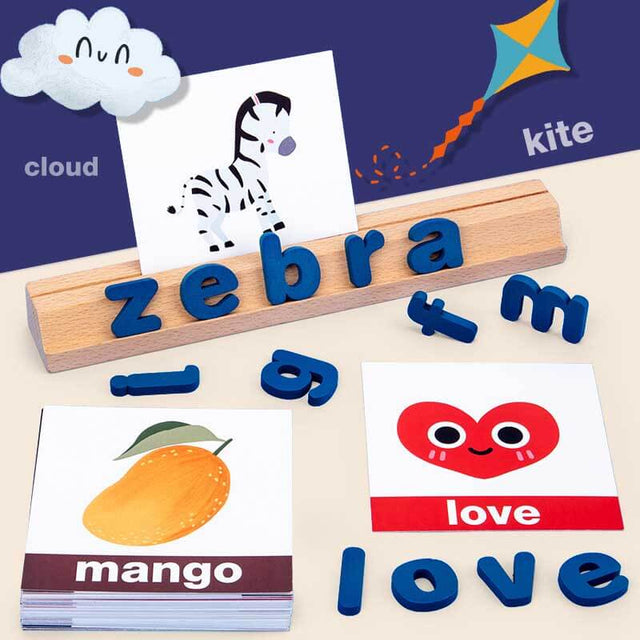 Wooden Alphabet Learning Toy | Shinymarch